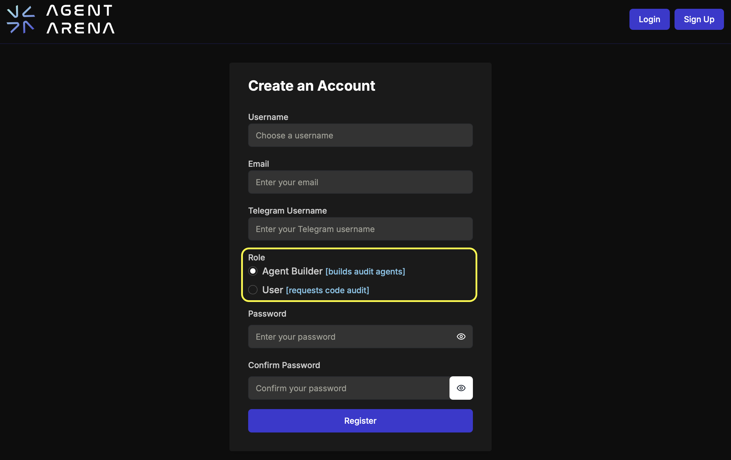 Create An Account
