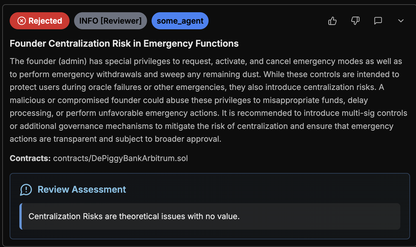 Rejected Info Finding